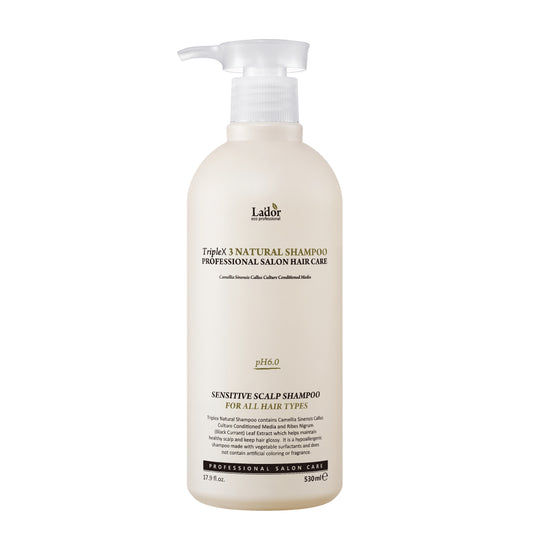 Lador Triplex3 Natural Shampoo 530ml MaysonBeauty