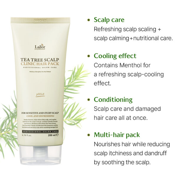 Lador Tea Tree Scalp Clinic Hair Pack - Image 3