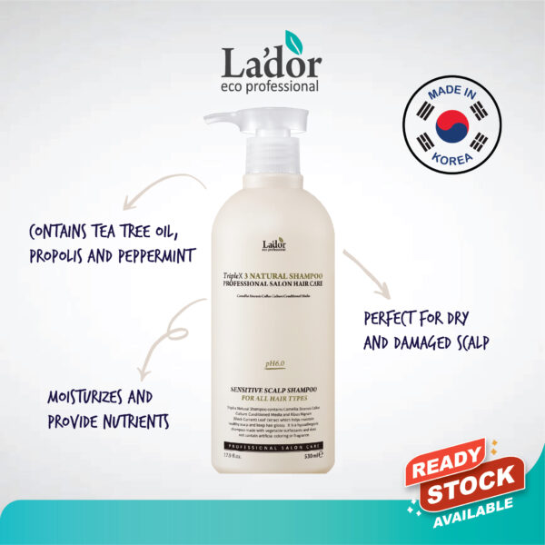 Lador Triplex3 Natural Shampoo