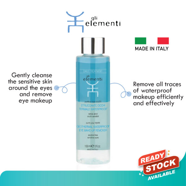 Gli Elementi Geothermal Waterproof Eye Make-Up Remover 150ml