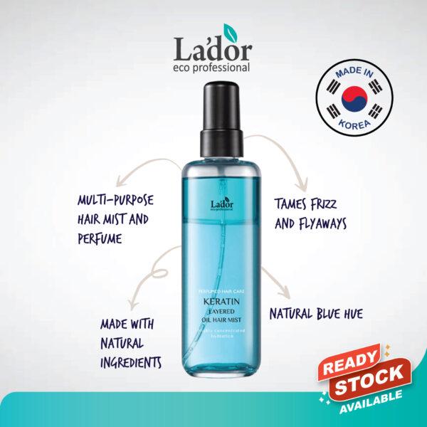 Lador Keratin Layered Oil Hair Mist 130ml