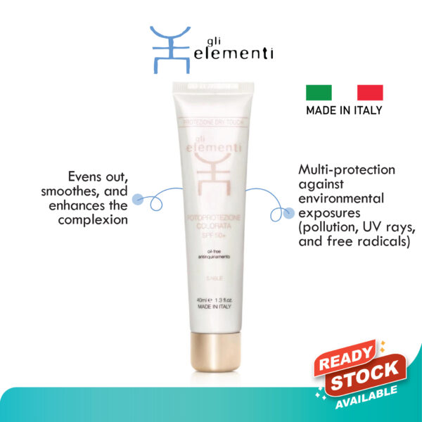 Gli Elementi Tinted Sunscreen SPF 50+ 40ml