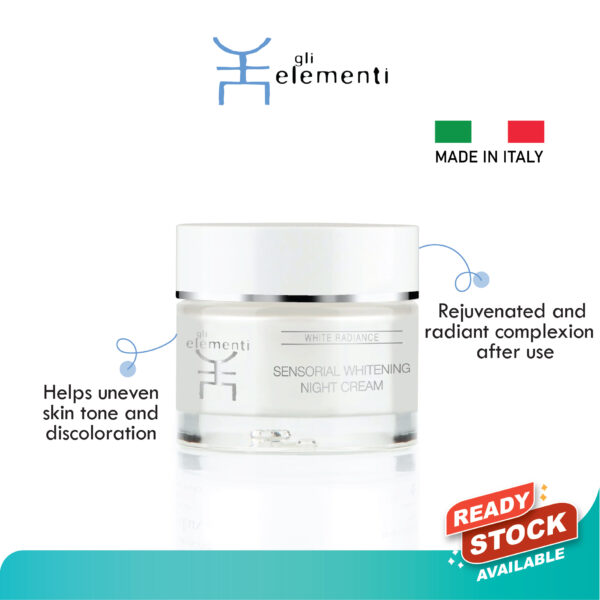 Gli Elementi sensorial whitening night cream 50ml