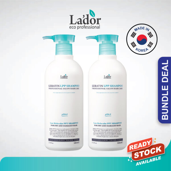 Lador Keratin LPP Shampoo 530ml x2