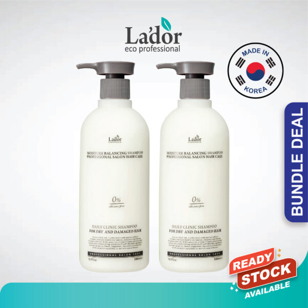 Lador Moisture Balance Shampoo 530ml x2