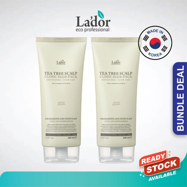 Tea Tree Scalp Clinic Hair Pack x2