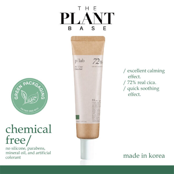 The Plant Base AC Clear Cica Gel 30ml